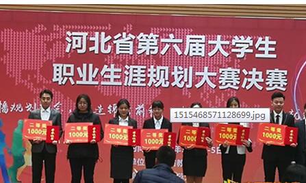 河北水利电力学院水利系学生获河北省第六届大学生职业生涯规划大