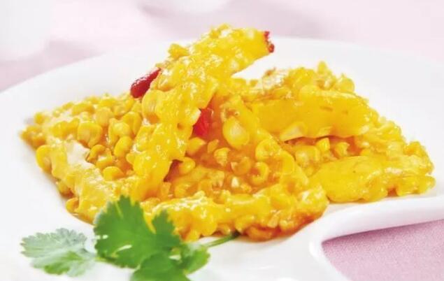 玉米南瓜饼 材料简单 做法简单 但是味道绝对不简单哦